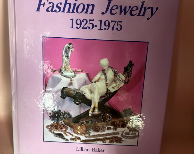 Fifty Years of Collectible Fashion Jewelry 1925-1975 Book by Lillian Baker Lover Antiques and Vintage