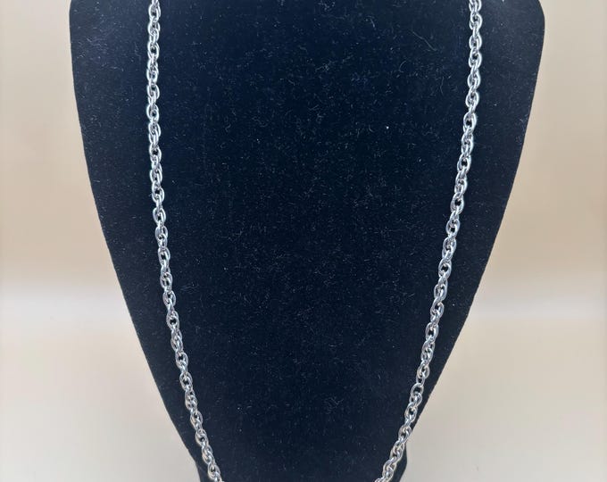 Vintage Silver Necklace Lover Antiques and Vintage