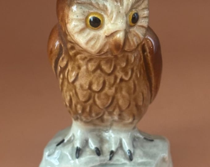 Vintage Goebel Porcelain Owl Figurine, Made in West Germany