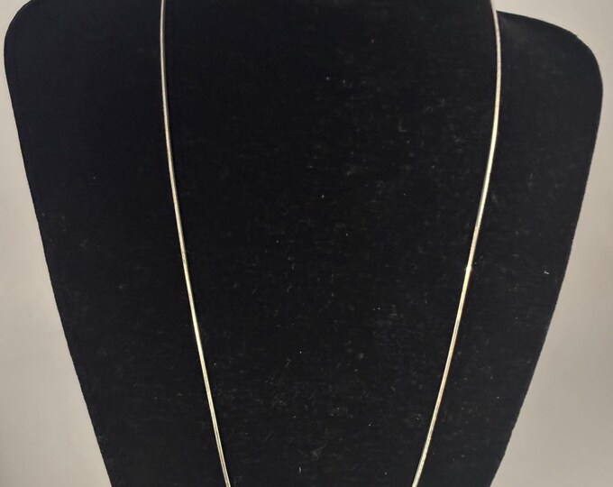 Vintage Sterling Silver Necklace Lover Antiques and Vintage