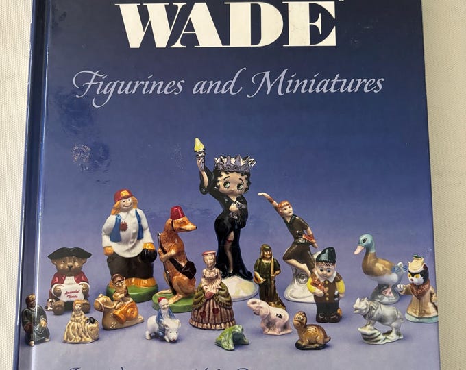 The World of Wade Figurines and Miniatures Book Guide by Ian Warner & Mike Posgay Characters Wade of England Lover Antiques and Vintage