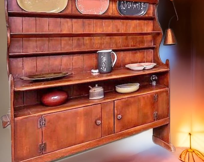 Cushman Colonial Creations Swedish Hutch No. 4-66 Cushman Cabinet Cushman Collector Piece 1934 Cushman Bookcase Lover Antiques