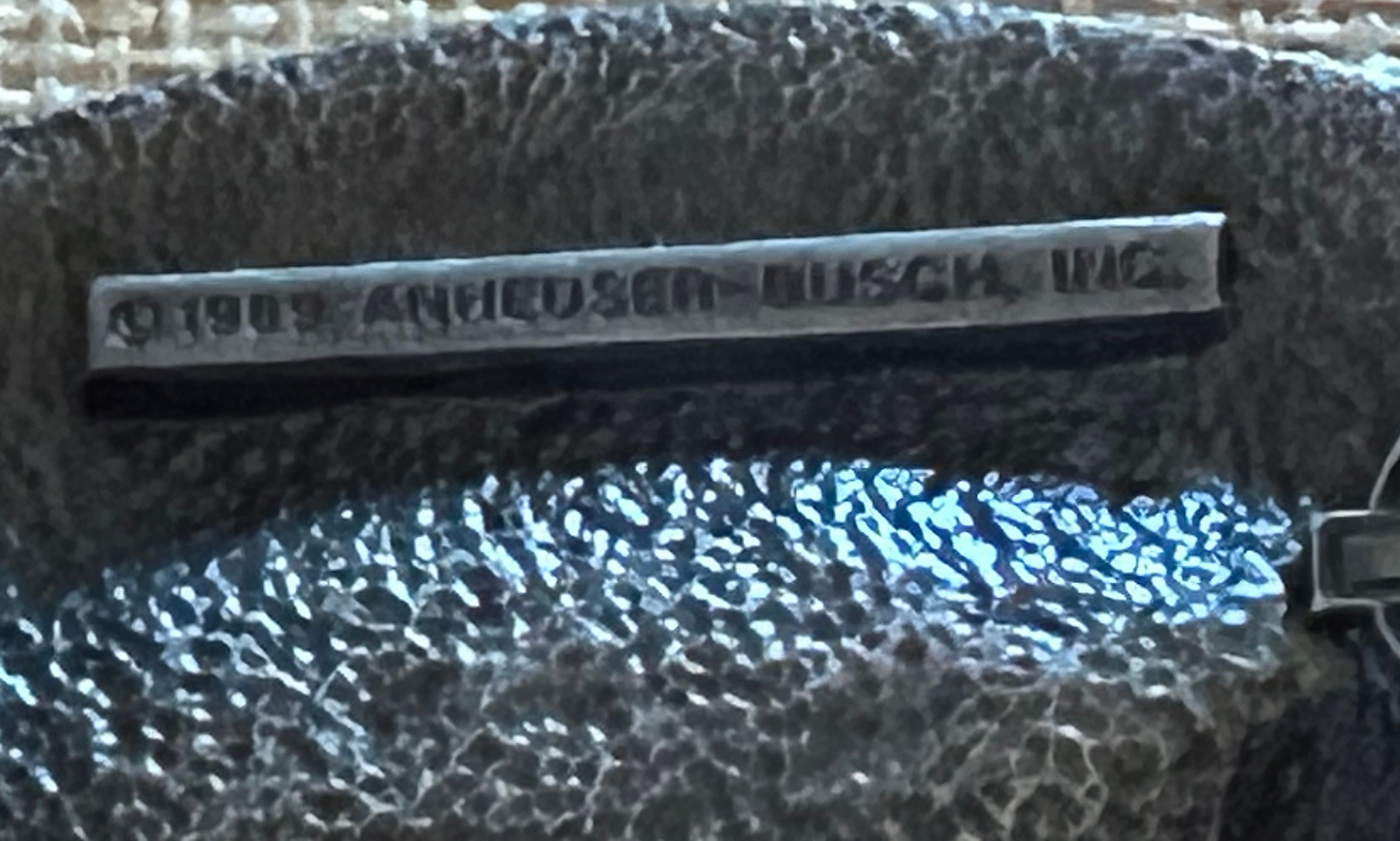 Vintage Anheuser Busch Clydesdale Belt Buckle Pewter Horse Belt Buckle Lover Antiques and Vintage