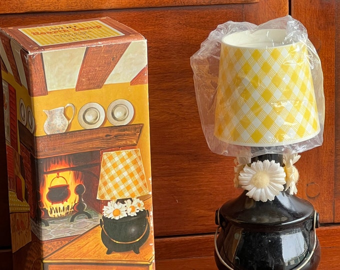 Vintage Avon Hearth Lamp in Box Lover Antiques and Vintage