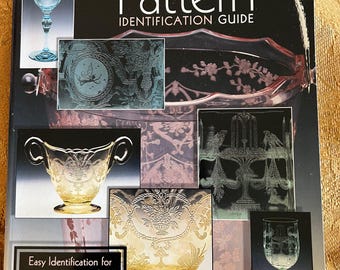 Florences Glassware Pattern Identification Guide, Glass Book from 1920’s- 1960’s, Glass Art Book, Lover Antiques and Vintage