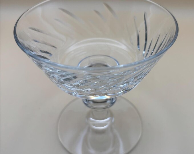 Vintage Crystal Dessert Glasses Set of 2 Lover Antiques and Vintage