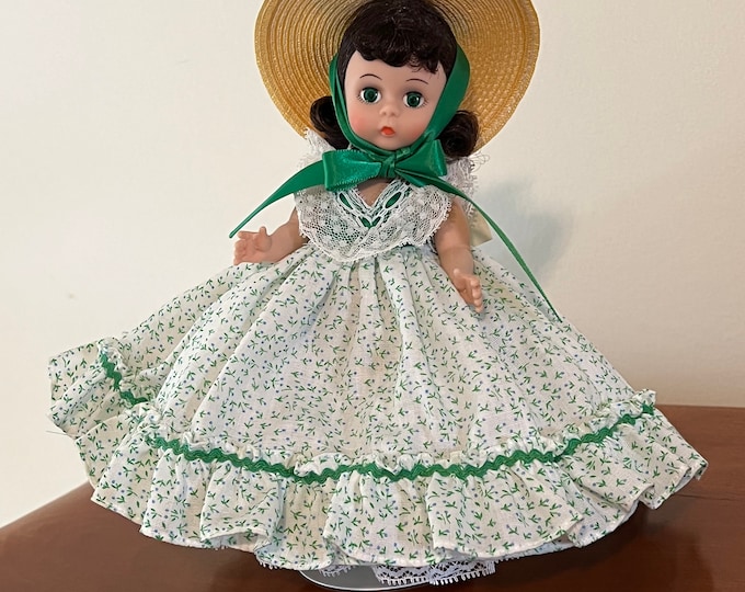 Vintage Madame Alexander Scarlet 8” Doll From Gone With the Wind Dolls Collectibles Figurines Lover Antiques and Vintage