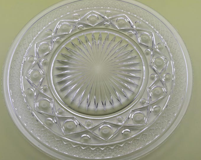 Vintage Imperial Glass Cape Cod Salad or Dessert Plate Lover Antiques and Vintage