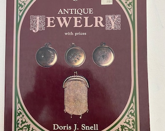 Antique Jewelry with Prices Guide Book, Collecting Jewelry, by Doris J. Snell, Lover Antiques and Vintage