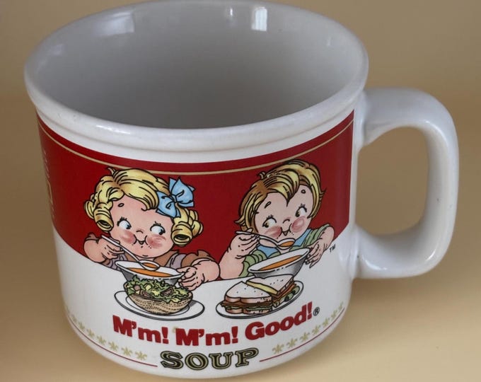 Vintage Campbell Soup Large Mug Lover Antiques and Vintage