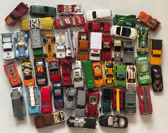 Vintage Car Lot Collection, Toy Cars Die Cast Hot Wheels Matchbox Bulk Reseller Lot Toy