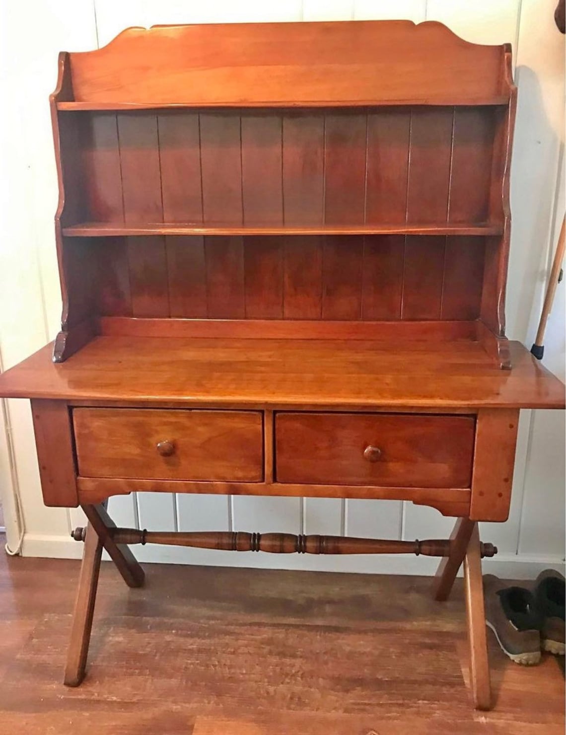 Cushman Colonial Creations North Shore Cross Base Dresser & Hutch No. 3