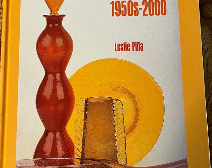 Crackle Glass Too: 1950’s-2000 with Price Guide by Leslie Pina Identification and Value Guide Book Glass Art Lover Antiques and Vintage
