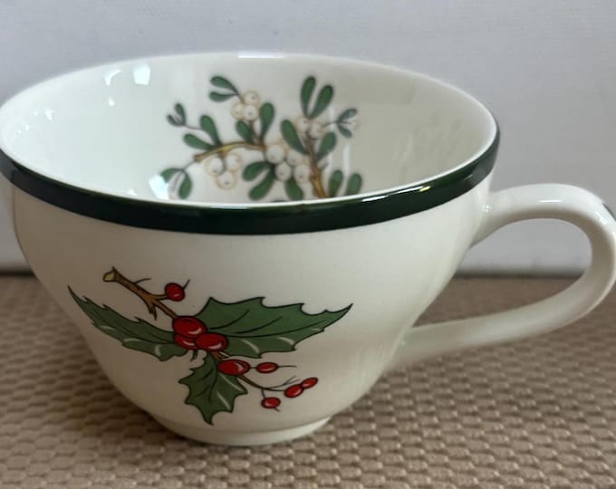 Vintage Cup Christmas Tree Plate by Cuthbertson Made in England Christmas Tea Cup Lover Antiques and Vintage