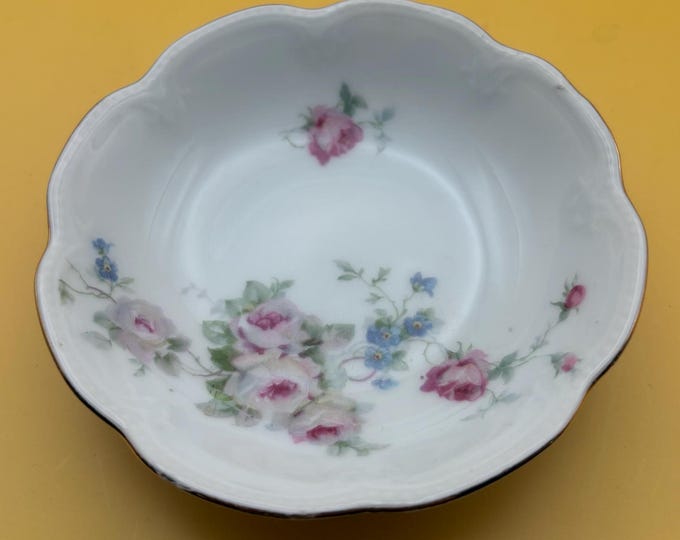 Antique Schwarzenhammer Dessert Bowl Made in Bavaria Lover Antiques and Vintage