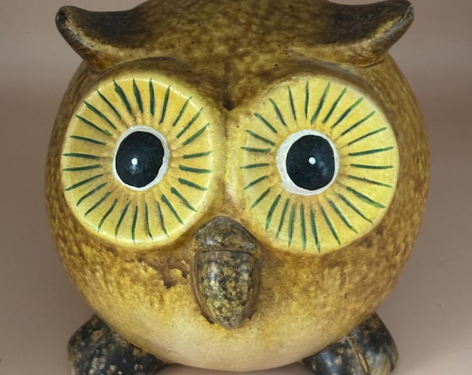 Vintage Ceramic Owl Figurine Lover Antiques and Vintage