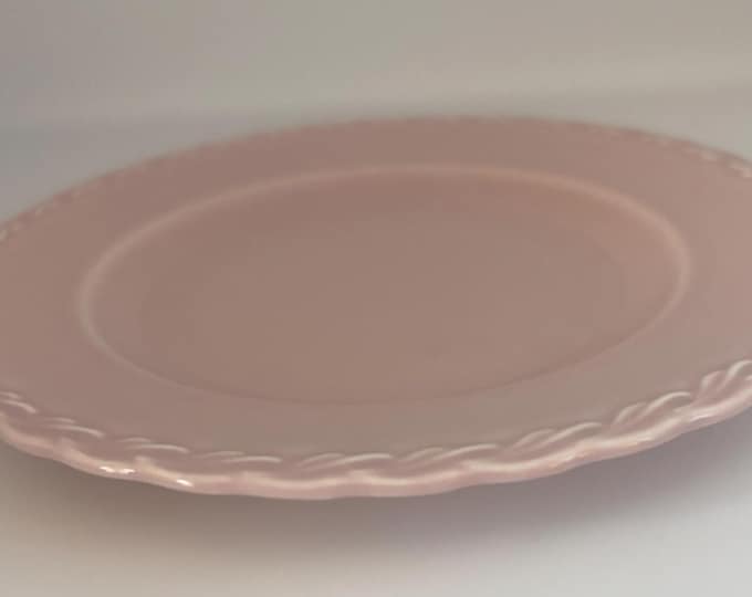 Vernon Kilns Native California Pink Plate, Lover Antiques and Vintage
