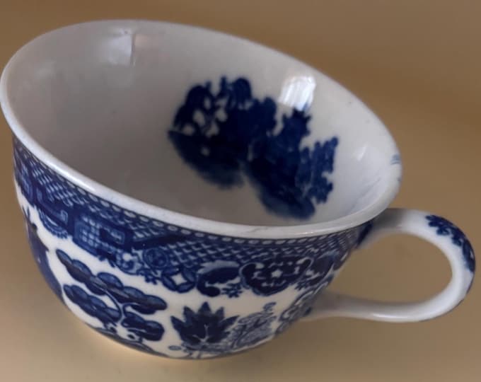 Antique Blue Willow Cup Made in Japan Lover Antiques and Vintage