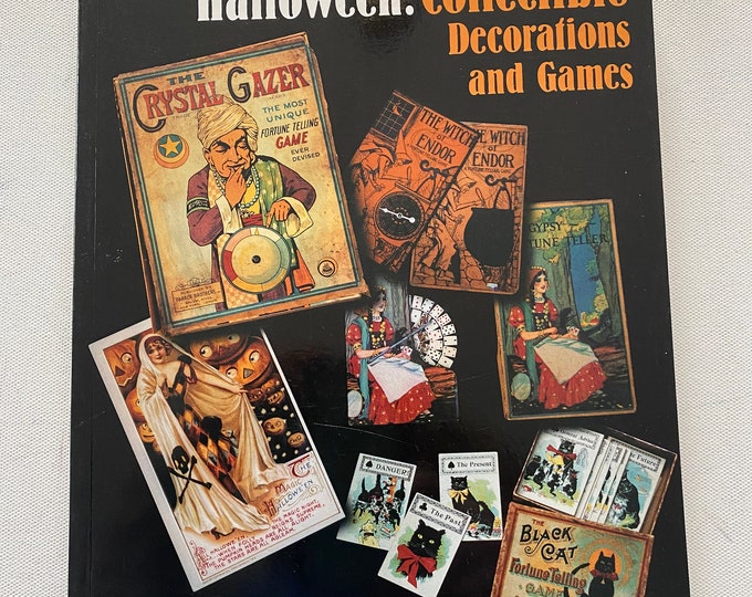 Halloween Collectible Decorations and Games Book Guide, Schiffer Book for Collectors, Pamela E Apkarian-Russell, Lover Antiques and Vintage