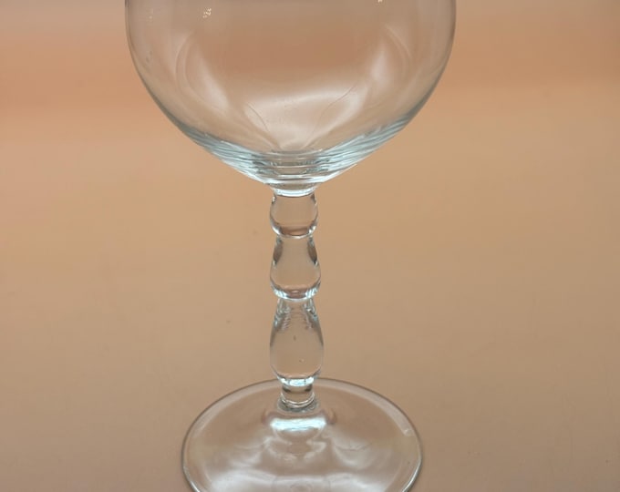 Candlewick Clear Champagne Cup, Tall Sherbet Fancy, Imperial Glass, Lover Antiques and Vintage