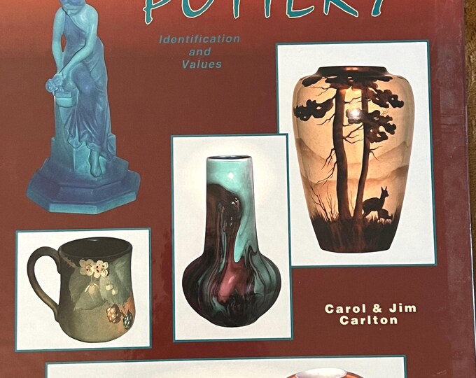Collector’s Encyclopedia of Colorado Pottery Book Guide by Carol & Jim Carlton Hardcover Identification Values Lover Antiques and Vintage