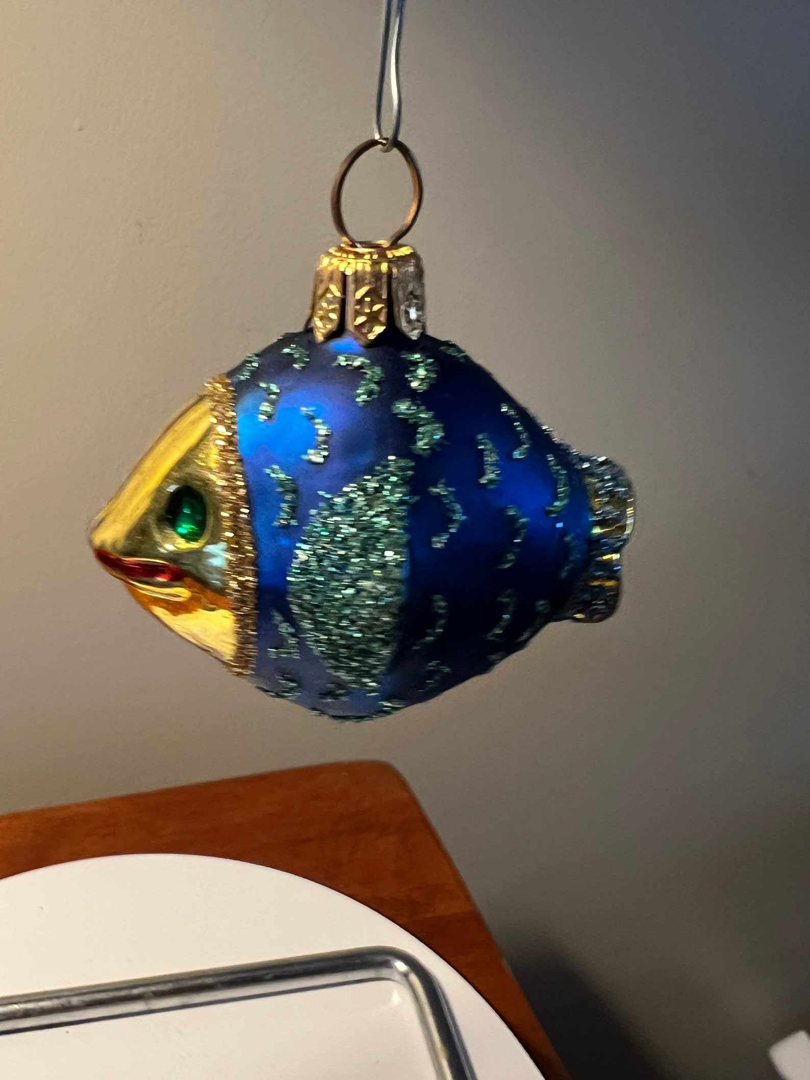 Photo inspiration: Fish Glass Ornaments Children S Room Reference: Vintage Trio Of Colorful Fish Glass Ornament Old Ornaments