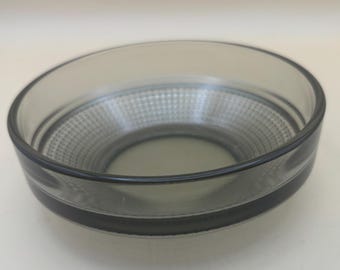 Vintage Gullaskruf Swedish Glass Serving Bowl Lover Antiques and Vintage