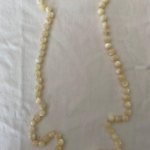 Vintage Mother of Pearl Necklace with Unique Gold Pearl Clasp Gifts Galore at Lover Antiques and Vintage
