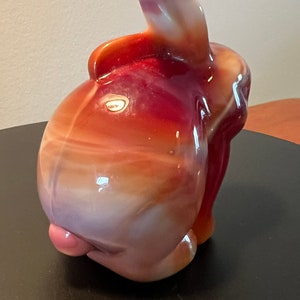 Vintage Fenton Ruby Red Slag Glass Rabbit Bunny Special Order for Levay ...