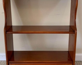 Maple Wall Shelf with Drawer Rack Shelf For Him For Her Lover Antiques and Vintage