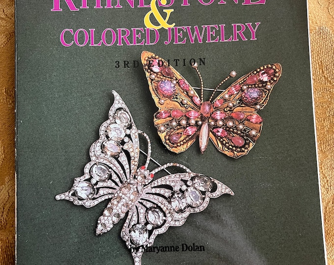 Collecting Rhinestone & Colored Jewelry An Identification and Value Guide Book, Comprehensive Section on Designers Marks, by Maryanne Dolan