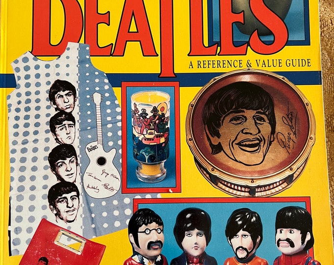 The Beatles Reference & Value Guide Book, Early Beatles Memorabilia, Beatles Book, Beatles Guide, Beatles Collectibles, Lover Antiques