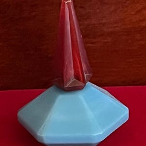 Vintage Cacharel Lou Lou Perfume: Blue Glass Bottle (1.7 fl oz)