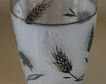 Vintage Silver City Crystal Glass: Mid-Century Wheat Design