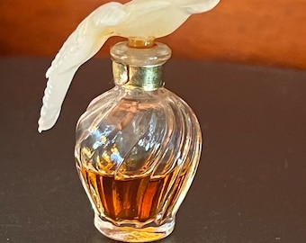 L’Air du Temps Nina Ricci Parfum, Extrait 3.5ml Miniature Vintage Feminine Perfume Bottle, Lover Antiques and Vintage