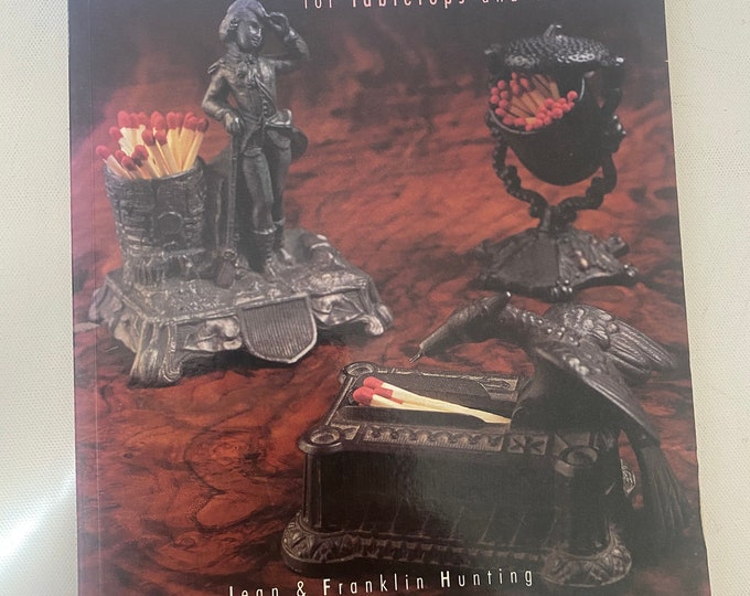 Collectible Match Holders For Tabletops and Walls Book, by Jean and Franklin Hunting, Lover Antiques and Vintage