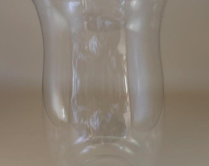 Vintage Glass Hurricane Shade Lover Antiques and Vintage
