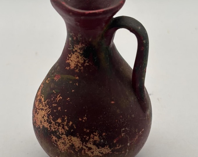 Antique Red Clay Pitcher with Handle Lover Antiques Vintage