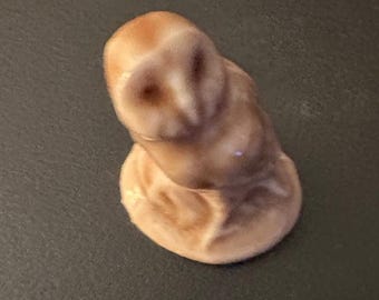 Vintage Wade Rose Tea Owl Figurine: 1990s Collectible