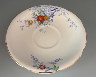 Vintage Heathcote China Plate Saucer Made in England Lover Antiques and Vintage