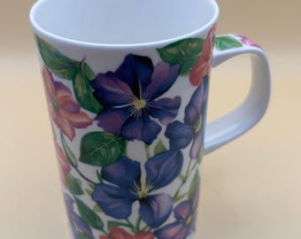 Vintage Tavistock Designed by Helen Sanford Dunoon Fine Bone China Floral Cup Made in England Lover Antiques and Vintage