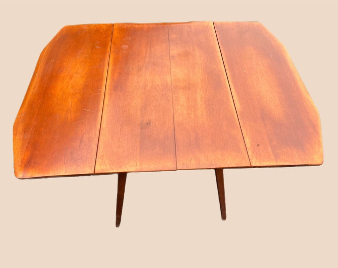 Vintage Cushman Colonial Creations New Bennington Drop Table Leaf Table No. 5630 Rustic Lake House Home Decor Mid Century Lover Antiques