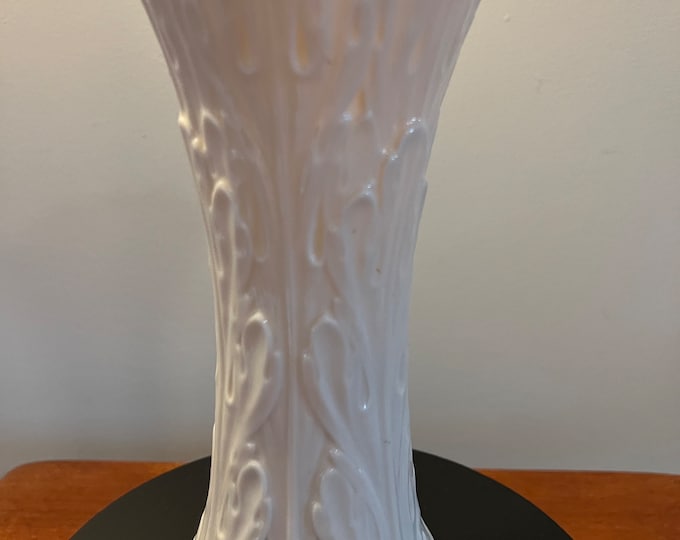 Vintage Lenox Cream Porcelain Vase Home Decor Gift Pitcher Art Glass