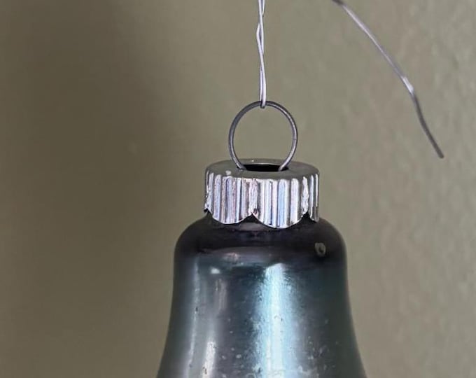 Vintage Shiny Brite Striped Bell Ornament Circa 1940’s Lover Antiques and Vintage