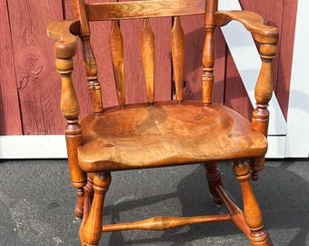 Cushman Colonial Creations Brandywine Manor Arm Chair No. 7031A Rustic Furniture Lover Antiques and Vintage
