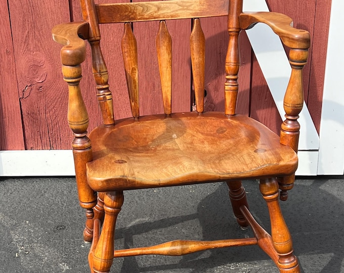 Cushman Colonial Creations Brandywine Manor Arm Chair No. 7031A Rustic Furniture Lover Antiques and Vintage
