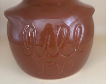 Vintage House of Webster Cookie Jar with Lid It'll Do Lidded Jar Container Lover Antiques and Vintage