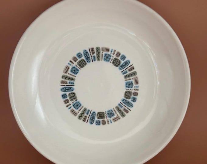 Vintage Canonsburg Pottery Soup or Salad Bowl Temporama Design Lover Antiques and Vintage