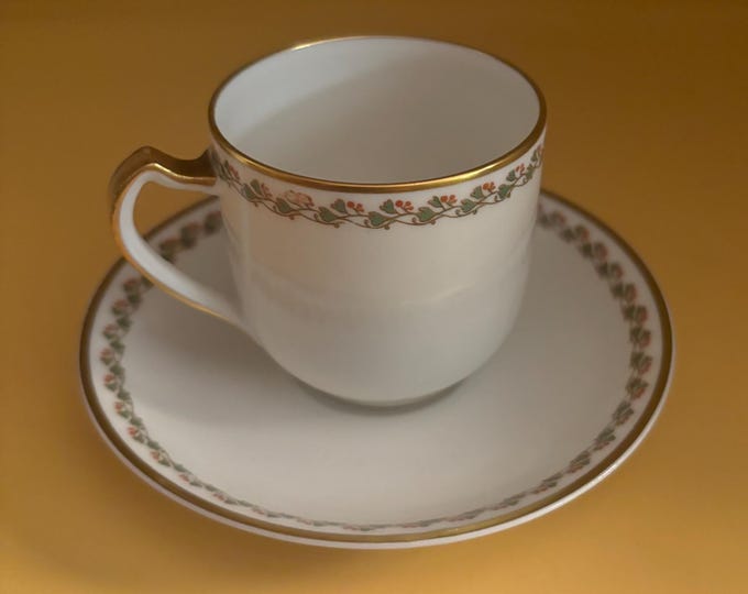 Antique Limoges Haviland France Tea Cup and Saucer The Lisbon Lover Antiques and Vintage