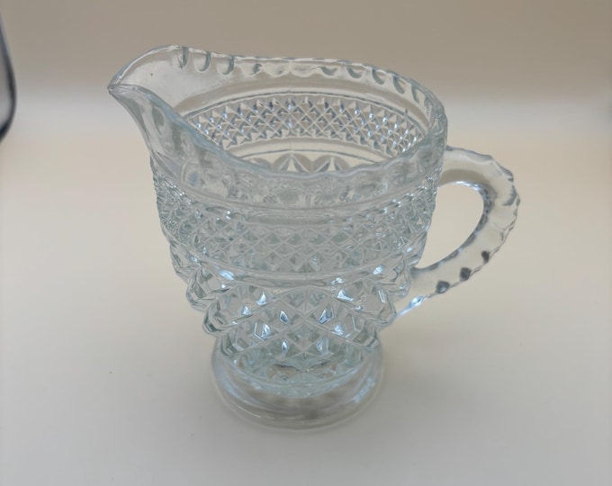 Vintage Wexford Glass Pitcher Cut Crystal Glass Art Lover Antiques and Vintage